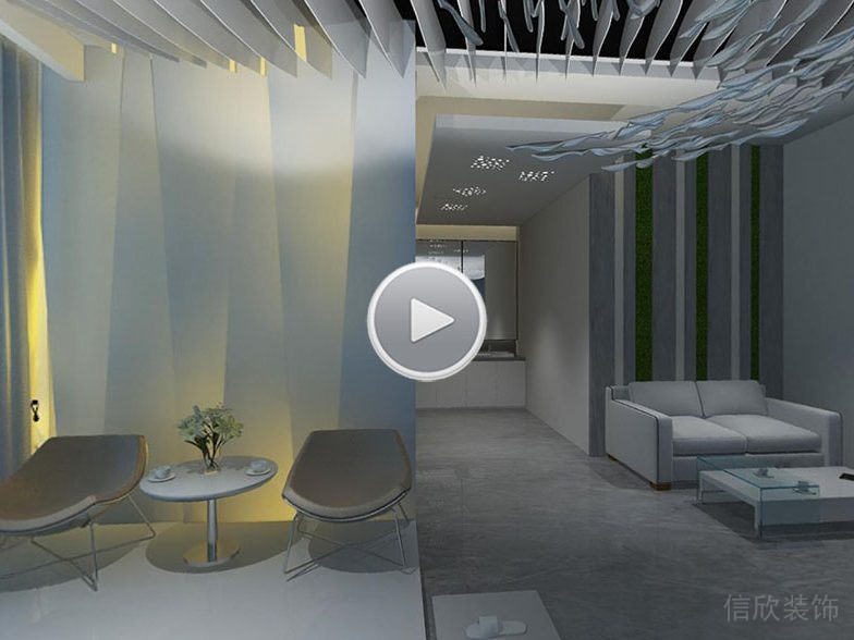 羅湖區(qū)蔡屋圍美容院裝修設計休息洽談區(qū) 1 784×588