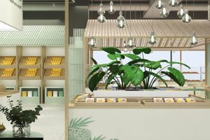 深圳福田水果店鋪裝修設(shè)計(jì)水果展臺(tái)