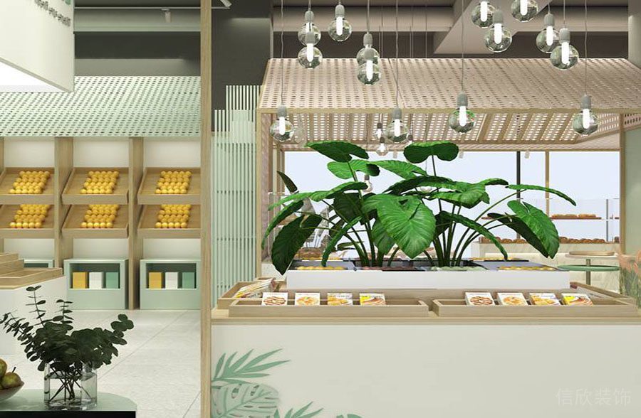 深圳福田水果店鋪裝修設(shè)計(jì)水果展臺(tái)