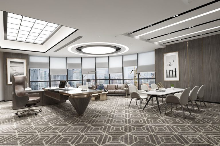 深圳龍華大浪現(xiàn)代辦公室裝修設(shè)計(jì) 2 768×512