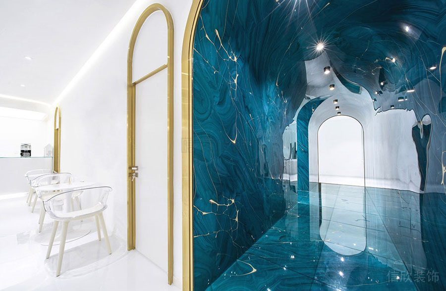 深圳羅湖區(qū)美容院裝修設(shè)計 過道