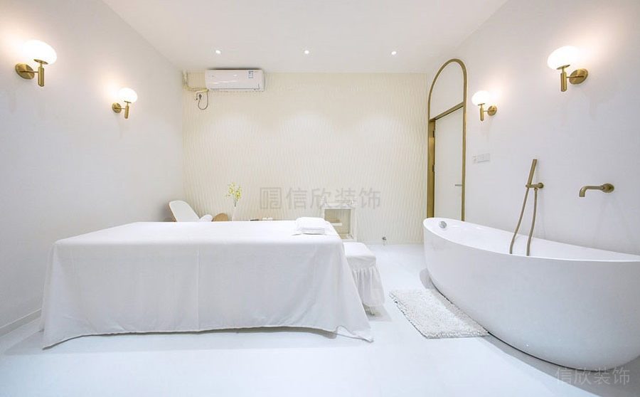 深圳羅湖區(qū)美容院裝修設(shè)計 美容房 900×558