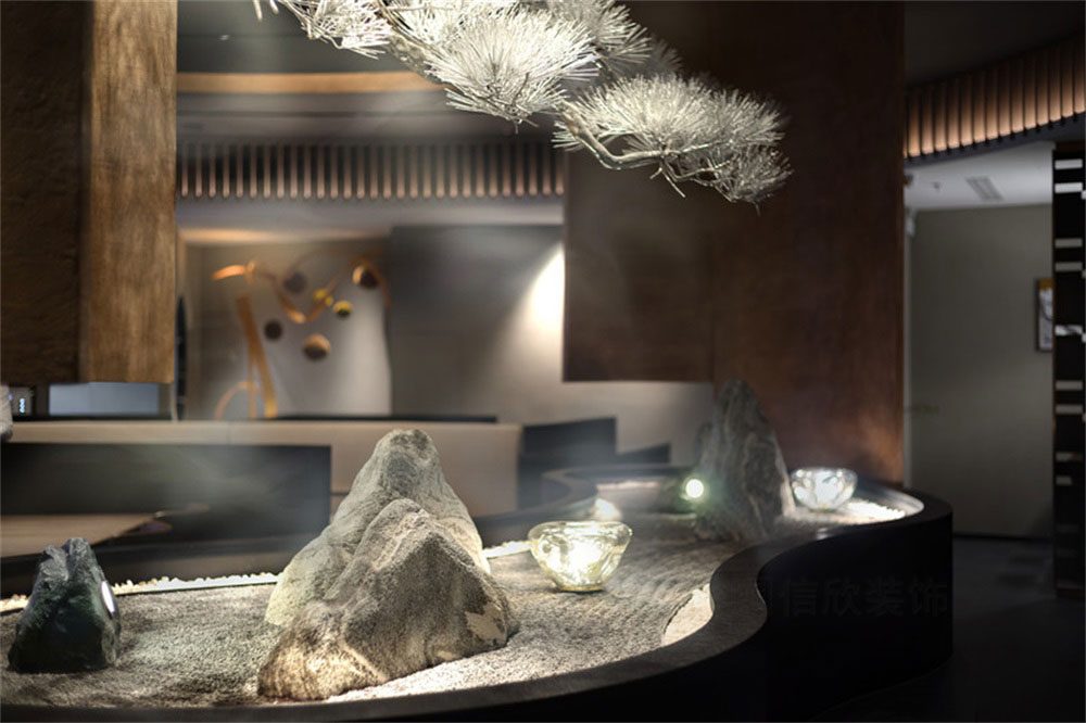 深圳鹽田新中式風格川菜館裝修設計氛圍調(diào)性