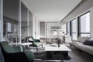 南山區(qū)弘毅大廈簡(jiǎn)約風(fēng)格辦公室設(shè)計(jì)案例總經(jīng)理辦公室效果圖