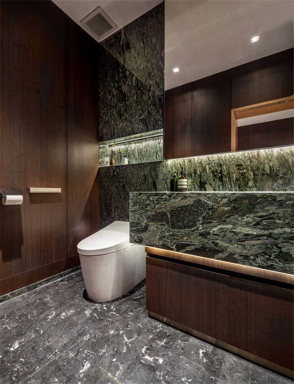 深圳寶安日式風(fēng)格壽司店裝修設(shè)計衛(wèi)生間