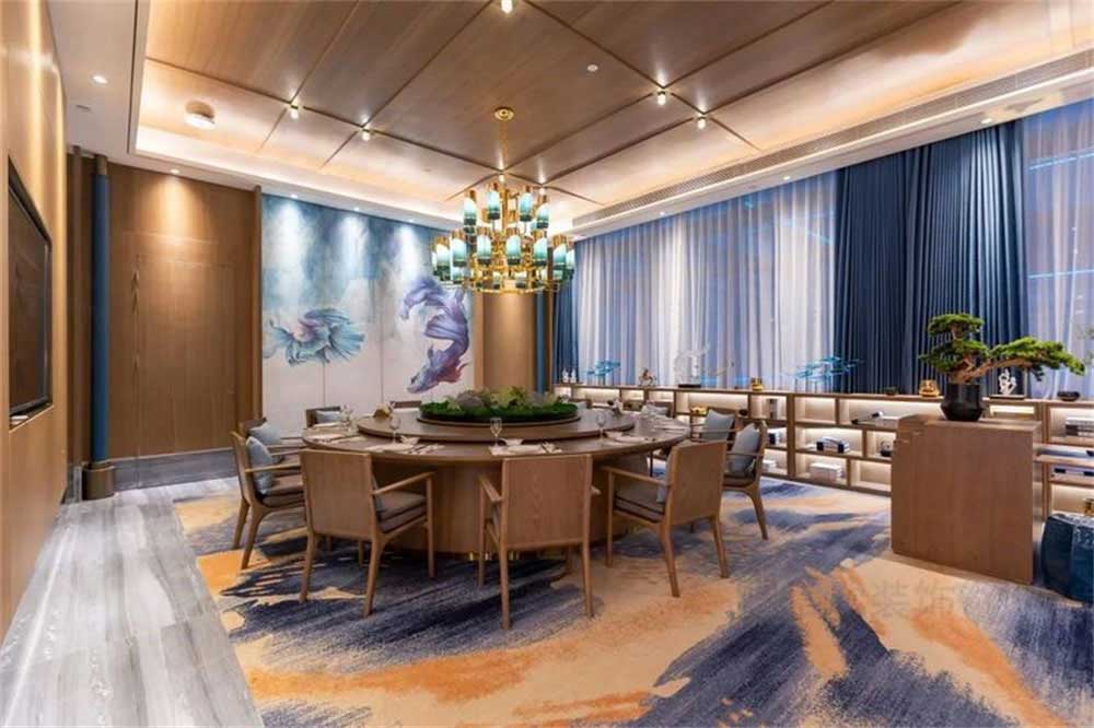 深圳龍崗藍調(diào)輕奢風(fēng)格酒吧裝修設(shè)計貴賓包房宴會廳