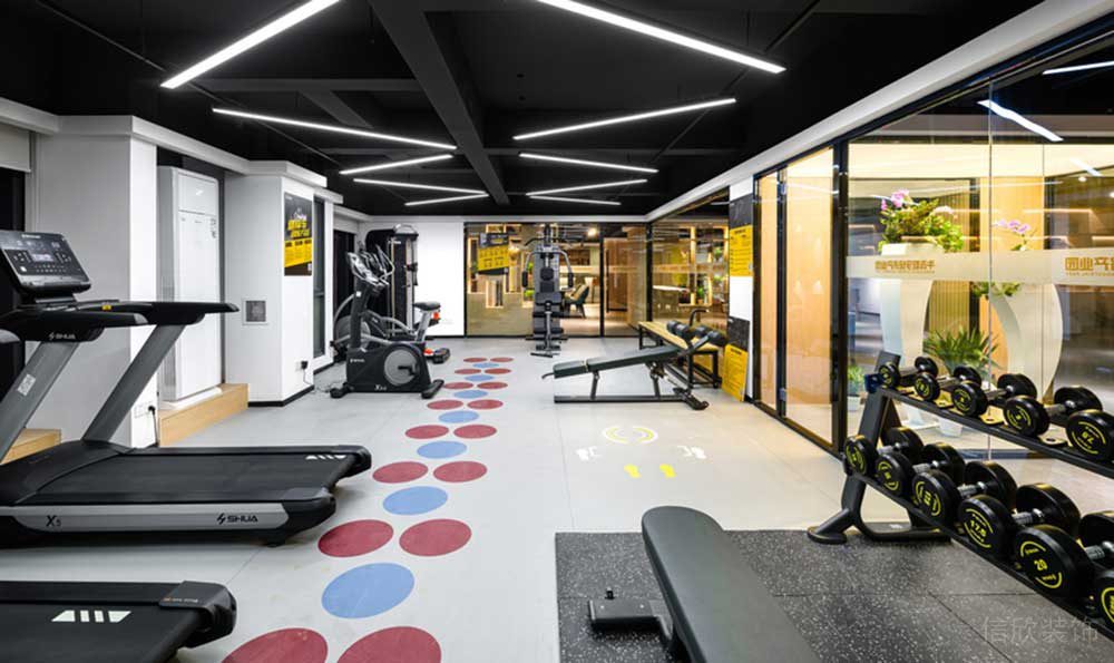 深圳羅湖區(qū)華潤大廈現(xiàn)代簡約風(fēng)格辦公室設(shè)計案例活動健身室