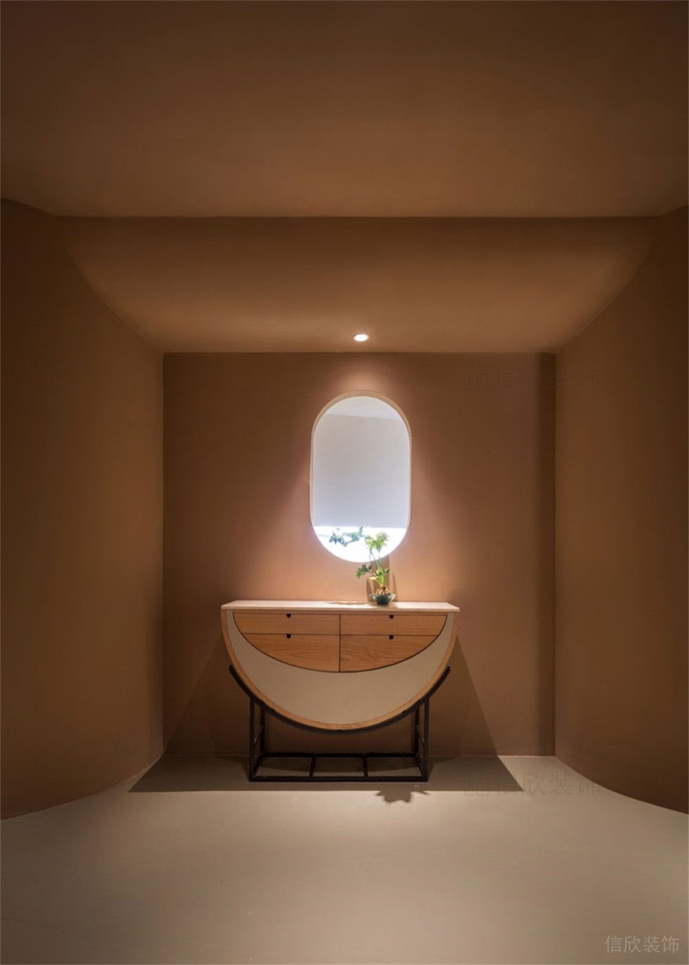 深圳簡(jiǎn)約風(fēng)格素食館裝修設(shè)計(jì)玄關(guān)