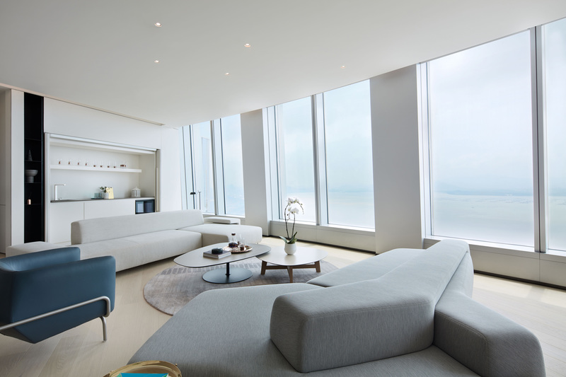 萬科濱海云中心極簡風格公司裝修設(shè)計案例休閑接待區(qū)