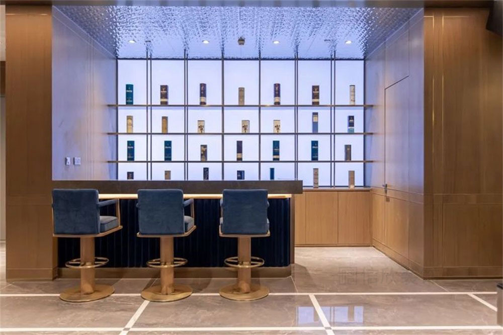 深圳龍崗藍調(diào)輕奢風(fēng)格酒吧裝修設(shè)計休閑娛樂歌舞廳水吧區(qū)