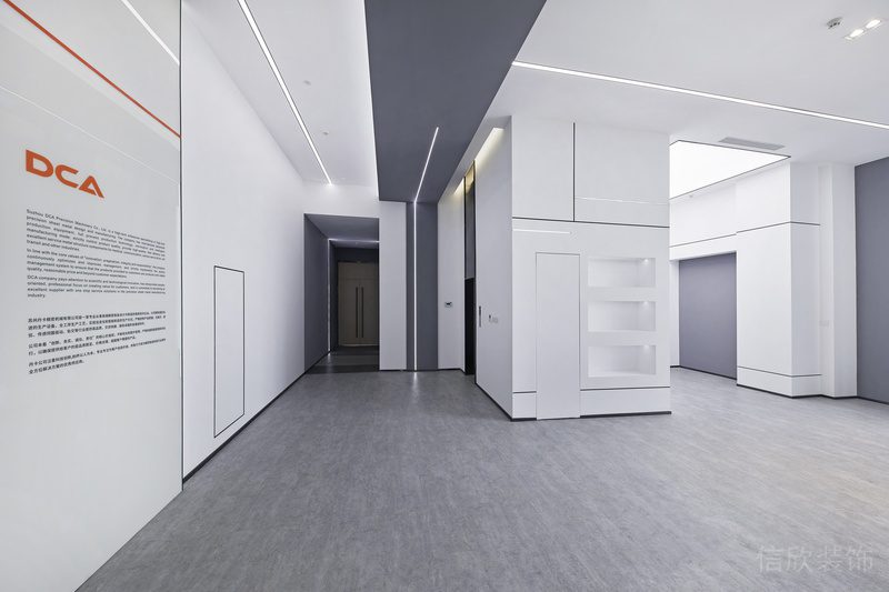 南山區(qū)訊美科技廣場(chǎng)現(xiàn)代風(fēng)格辦公室裝修產(chǎn)品展示區(qū)