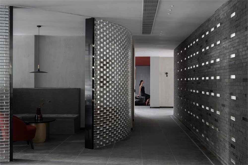 深圳南山簡約風格咖啡廳裝修設計案例過道