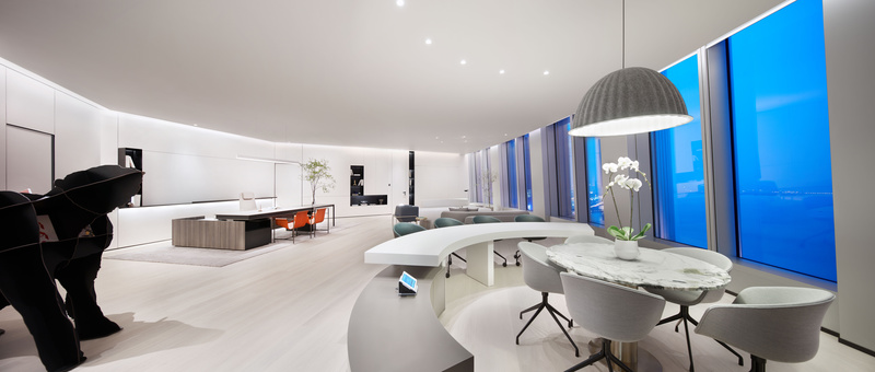 萬科濱海云中心極簡風格公司裝修設(shè)計案例氛圍調(diào)性