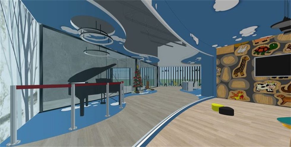 深圳市龍華區(qū)觀瀾塔蘭特國際藝術(shù)培訓(xùn)中心門廳