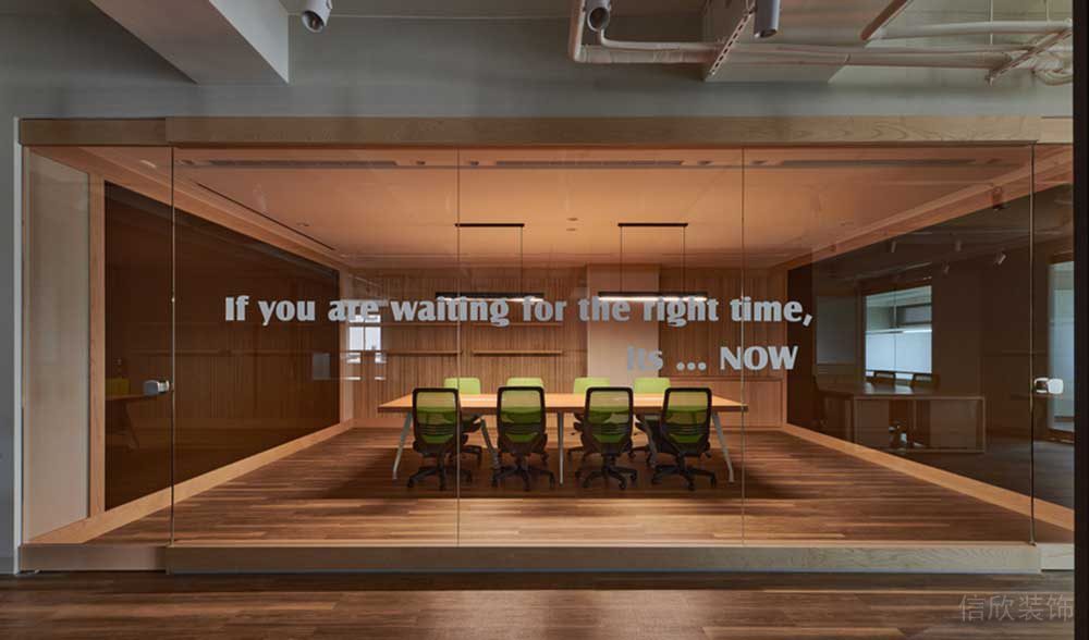 深圳光明區(qū)招商智慧城簡約北歐風(fēng)辦公室裝修會議室效果圖