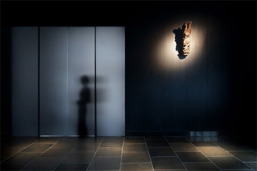 深圳南山新中式餐廳裝修設(shè)計(jì)案例藝術(shù)木雕