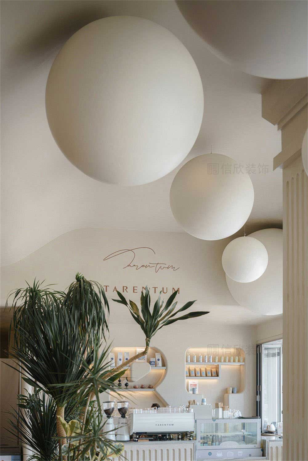 深圳寶安簡約風咖啡餐吧裝修設(shè)計咖啡水吧操作區(qū)