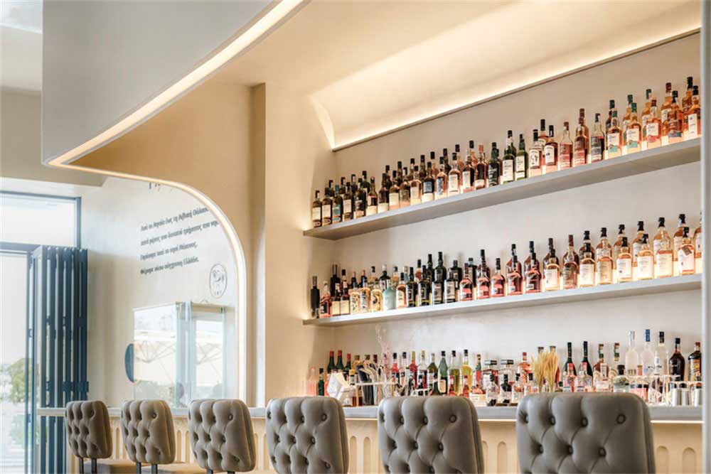 深圳寶安簡約風咖啡餐吧裝修設(shè)計燈光效果