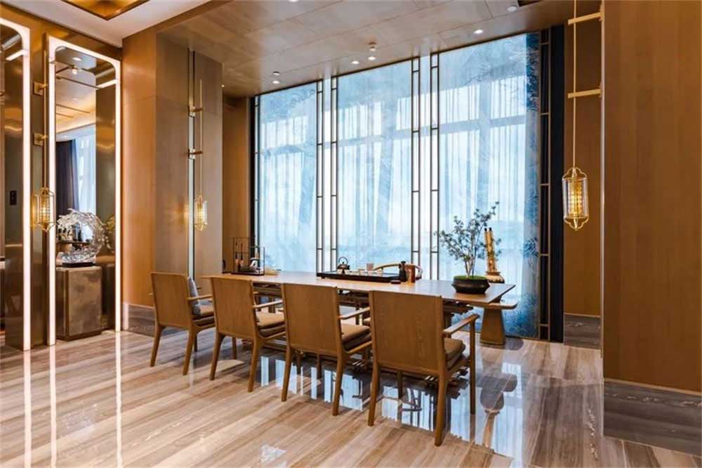 深圳龍崗藍調(diào)輕奢風(fēng)格酒吧裝修設(shè)計貴賓包房會客廳