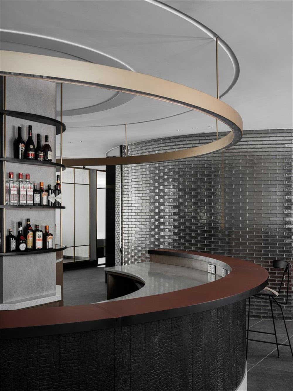 深圳南山簡約風格咖啡廳裝修設計案例動線規(guī)劃