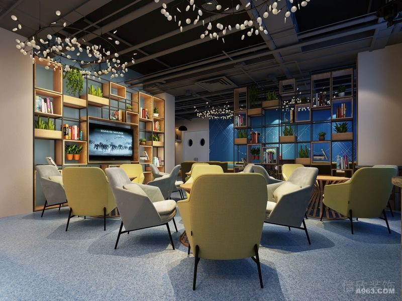 花瓣創(chuàng)意金屬設(shè)計(jì)書柜兒童培訓(xùn)機(jī)構(gòu)閱讀自習(xí)室