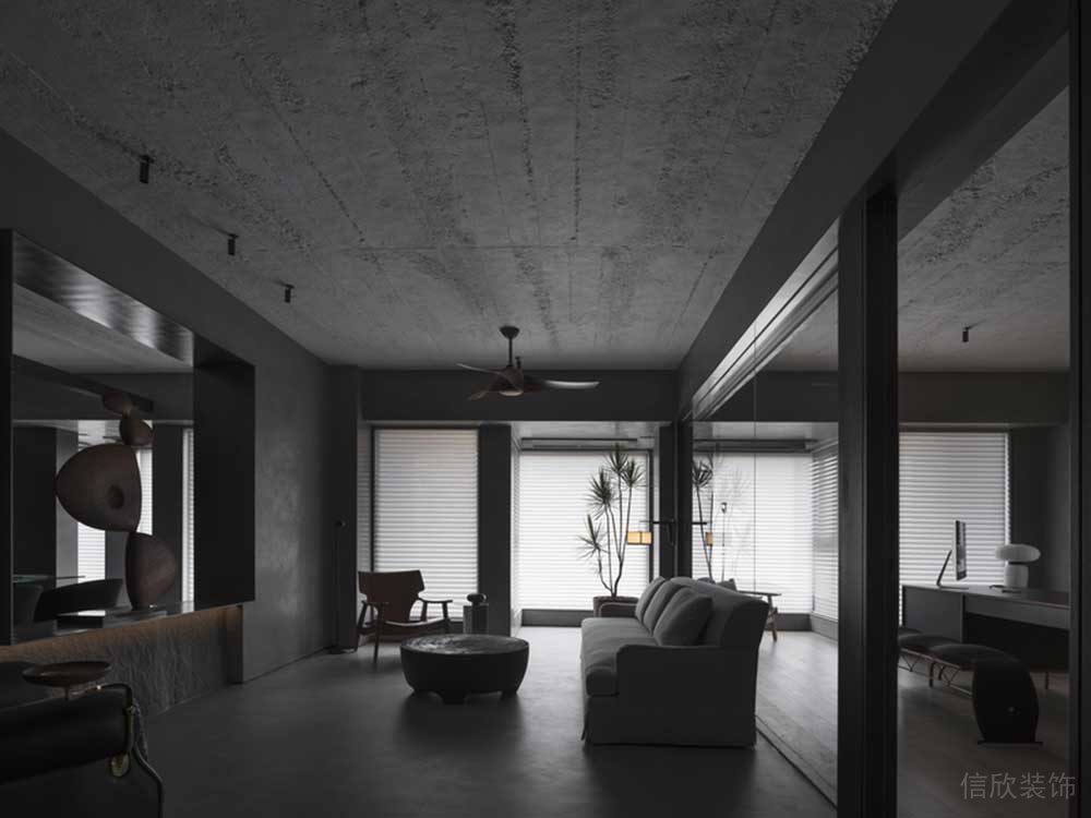 工業(yè)風總裁辦公室時尚藝術(shù)工作室裝修效果圖