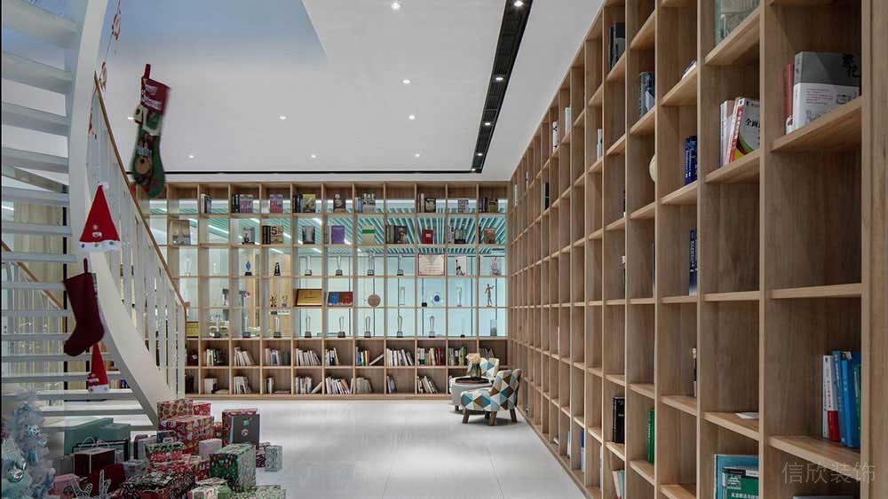 北歐風格辦公場所休閑閱覽區(qū)設計裝修圖