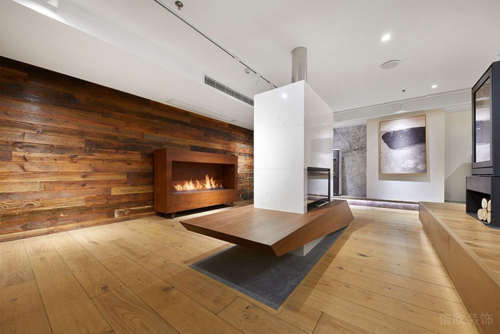 北歐風格商務辦公空間廊廳休閑區(qū)裝修圖