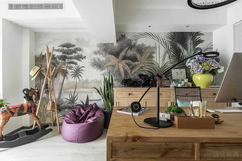 北歐風格總經(jīng)理辦公室設計裝修圖