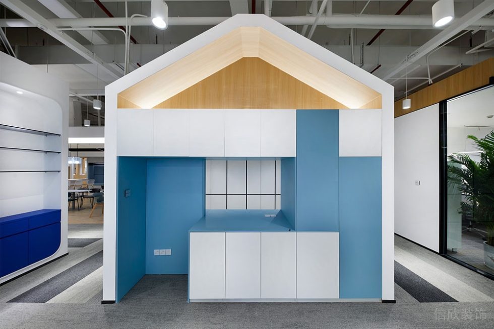 北歐工業(yè)風公共辦公室特色休閑區(qū)裝修圖