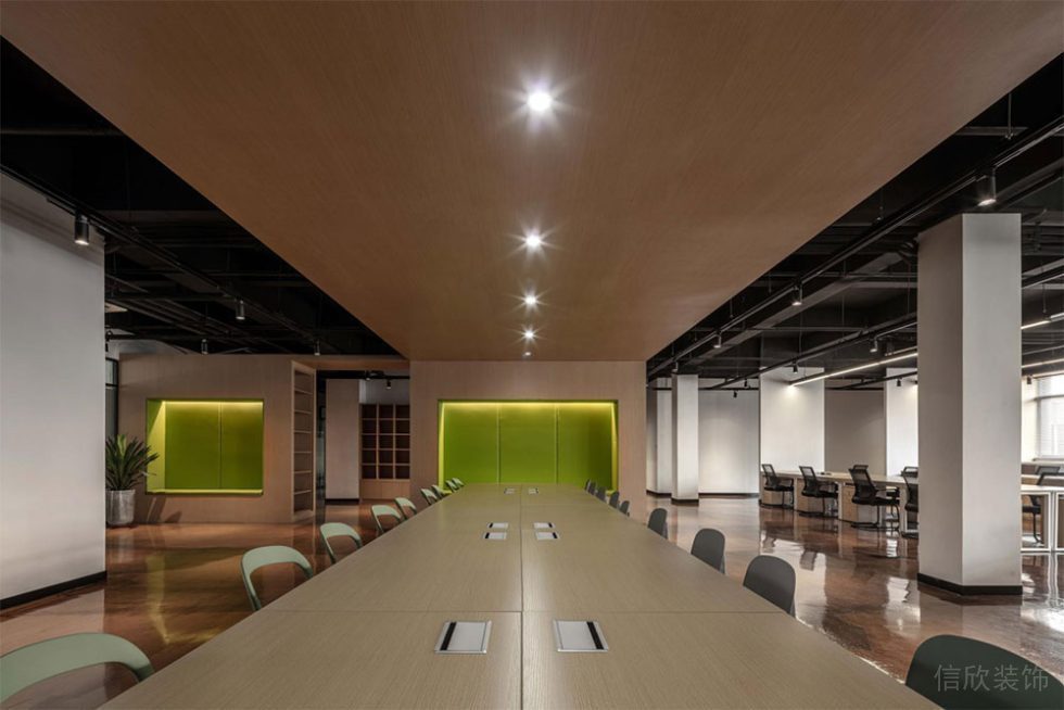 北歐工業(yè)風(fēng)商務(wù)辦公場(chǎng)所案例開放式辦公區(qū)設(shè)計(jì)裝修圖