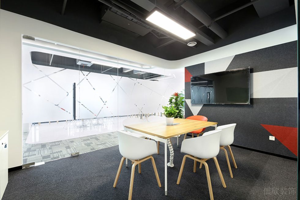 北歐工業(yè)風(fēng)商務(wù)辦公場(chǎng)小型洽談室裝修圖