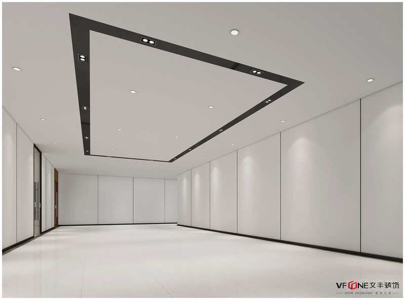 工作室裝修效果圖黑白創(chuàng)意設(shè)計開放式公共休息區(qū)辦公室多功能運(yùn)用區(qū)域