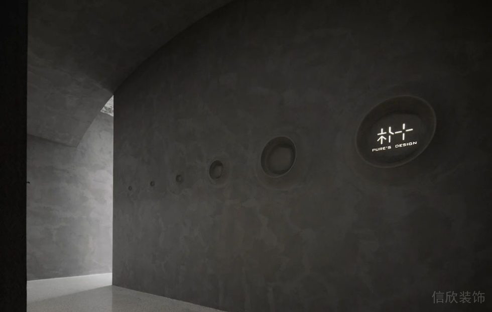 工業(yè)風辦公空間門廳設(shè)計裝修圖