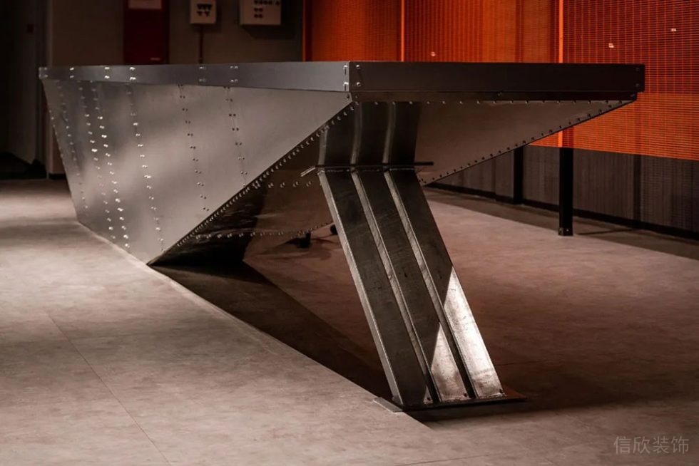 工業(yè)風(fēng)商務(wù)辦公室前臺(tái)空間設(shè)計(jì)裝修圖