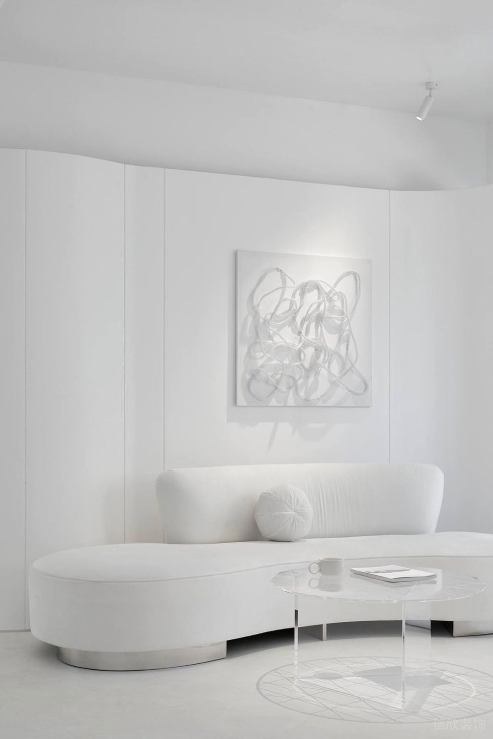 極簡(jiǎn)風(fēng)格辦公場(chǎng)所案例接待區(qū)空間設(shè)計(jì)裝修圖