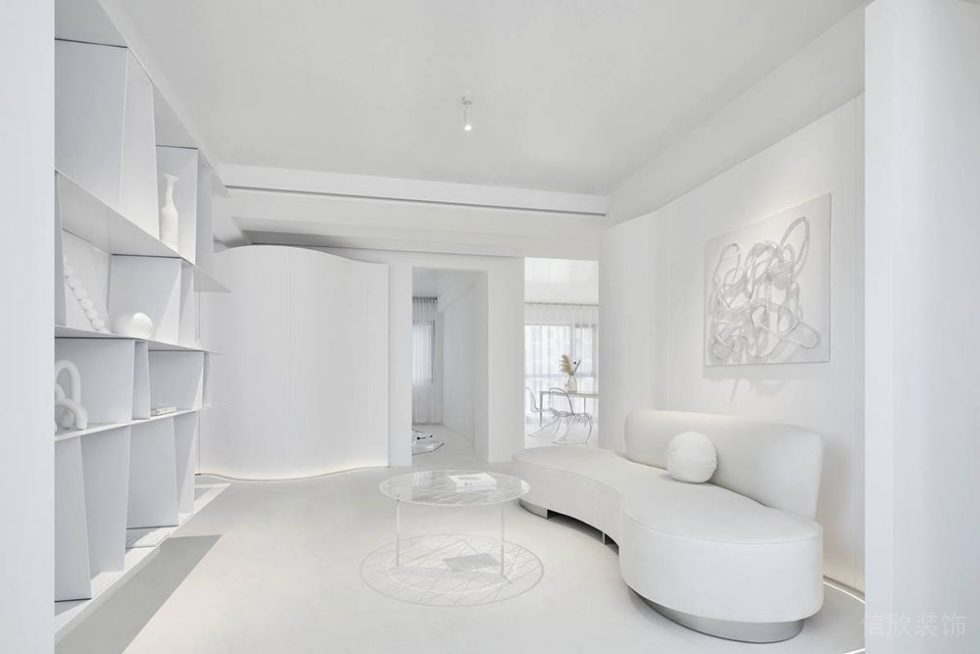 極簡風(fēng)格辦公空間案例貴賓接待區(qū)設(shè)計裝修圖