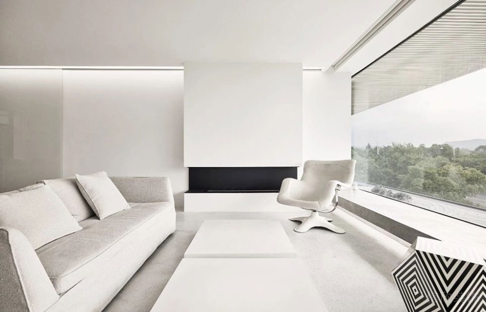 極簡風(fēng)格商務(wù)辦公場所會客接待區(qū)設(shè)計裝修圖