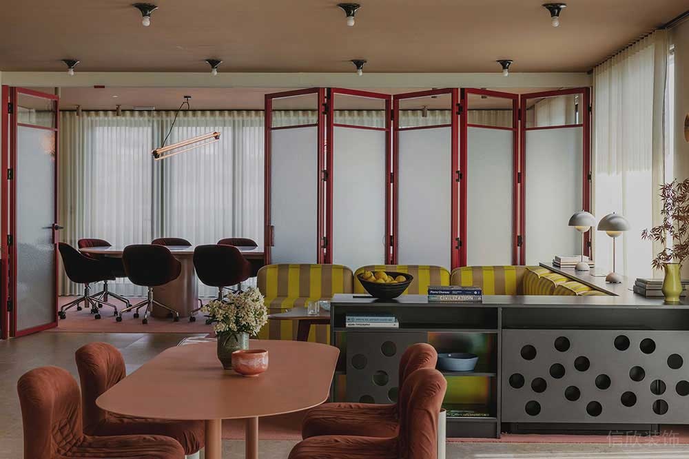 簡約北歐風辦公場所案例休閑會客廳設(shè)計裝修圖