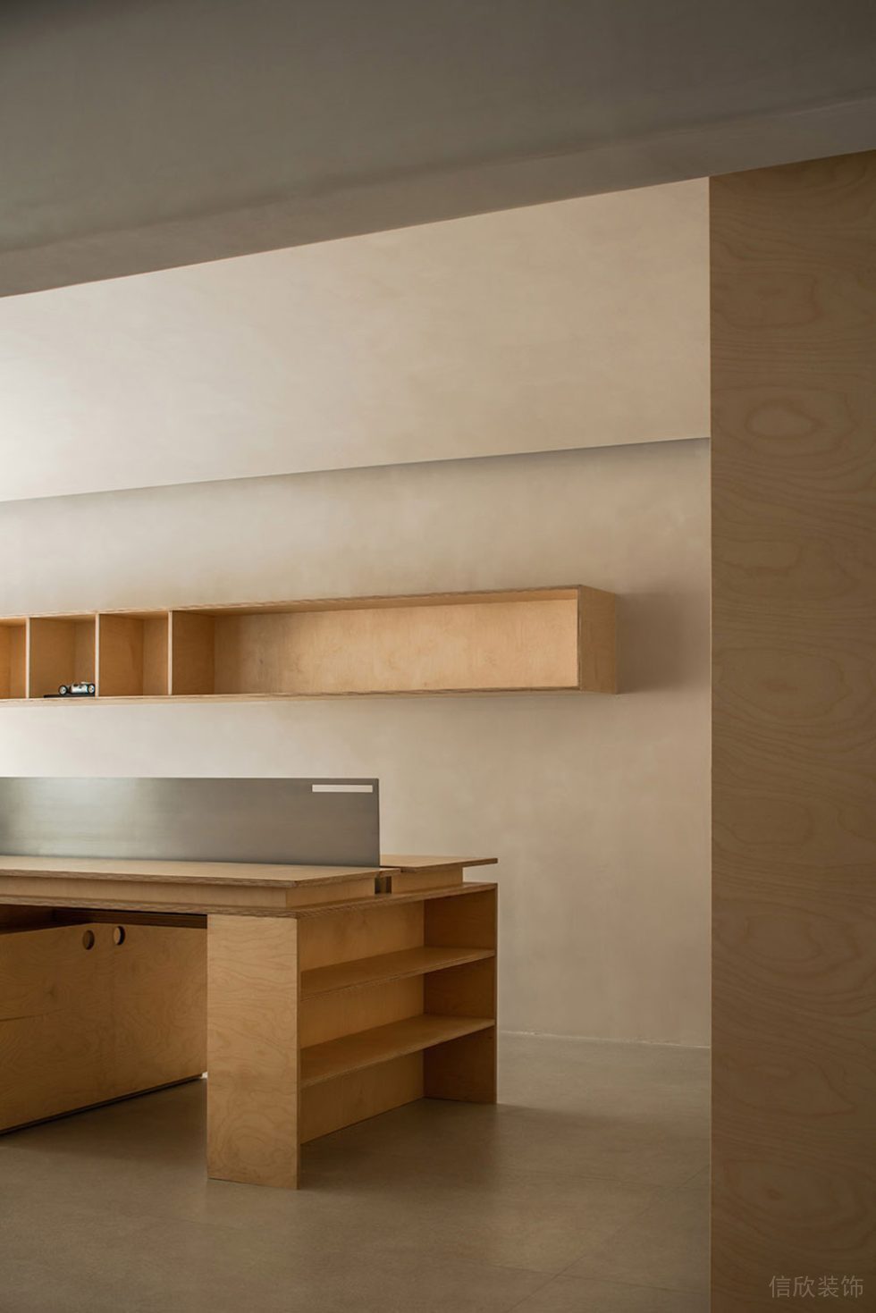 簡約北歐風辦公空間工作區(qū)裝修圖