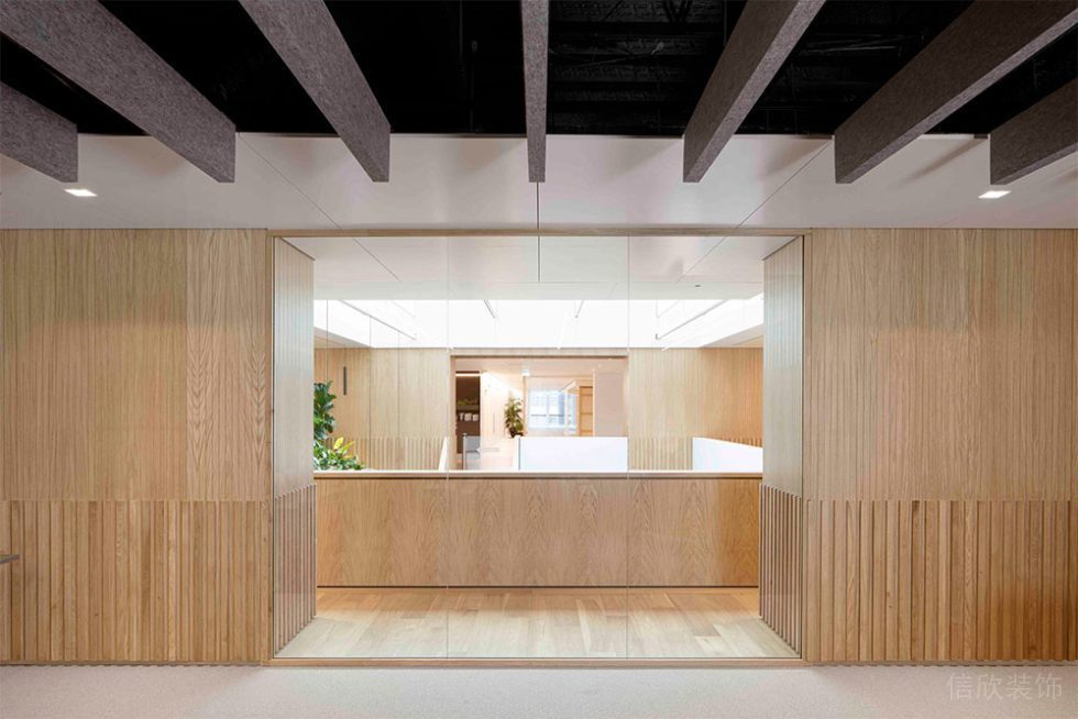 簡約北歐風商務(wù)辦公空間門廊設(shè)計裝修圖