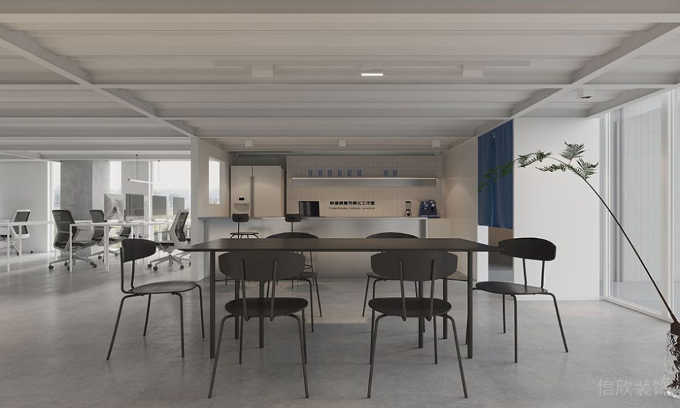 簡約風(fēng)格辦公辦公場所員工休閑洽談裝修圖