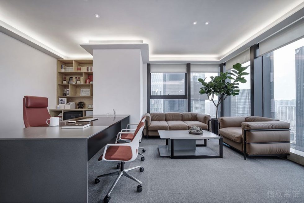 簡約風(fēng)格經(jīng)理辦公室設(shè)計(jì)實(shí)景圖
