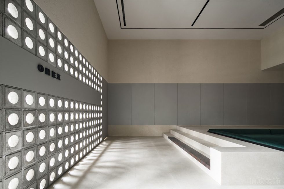 簡約風(fēng)格商務(wù)辦公空間休息廳裝修圖