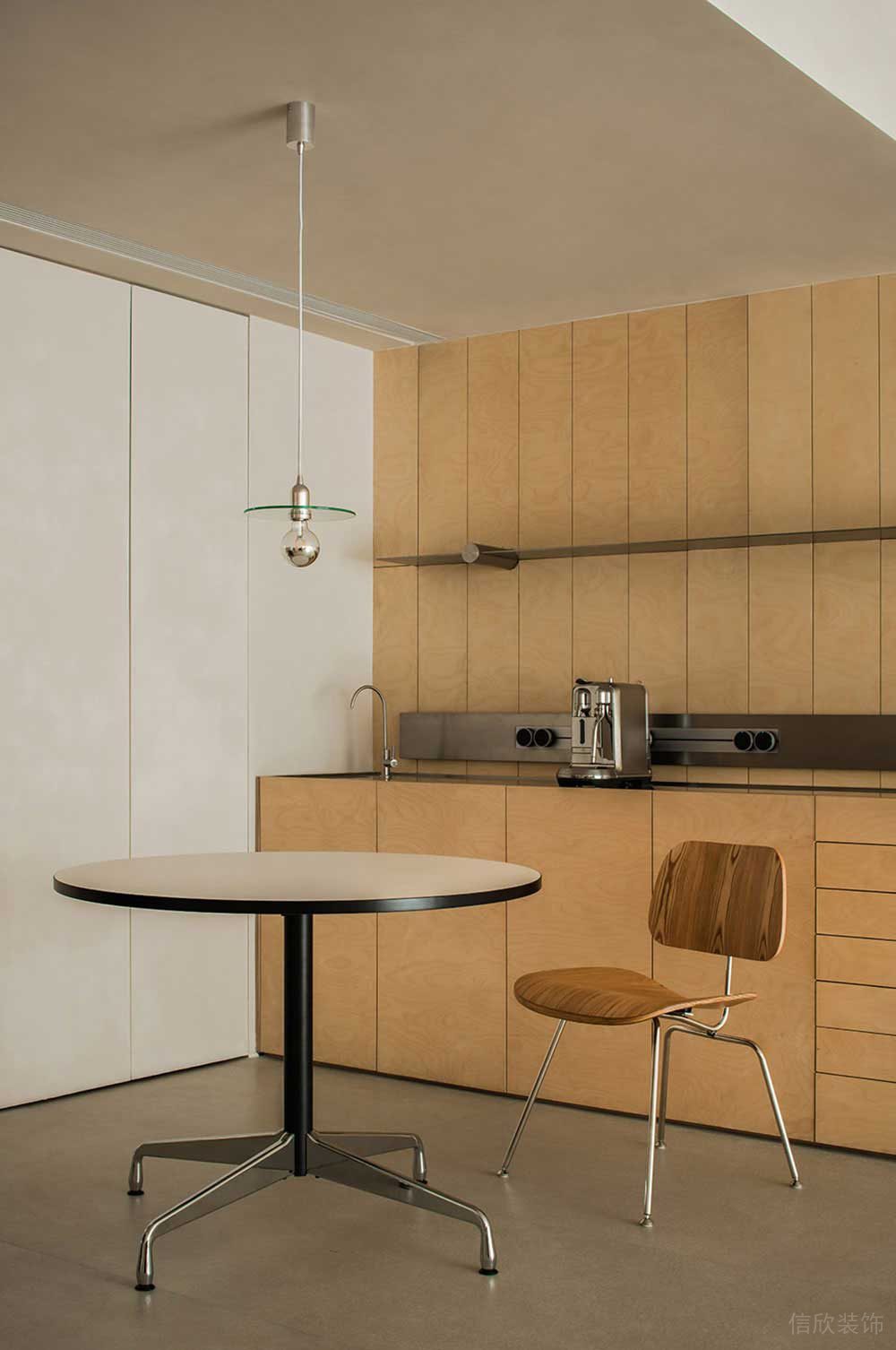 簡(jiǎn)約風(fēng)格商務(wù)辦公室茶水間設(shè)計(jì)裝修圖