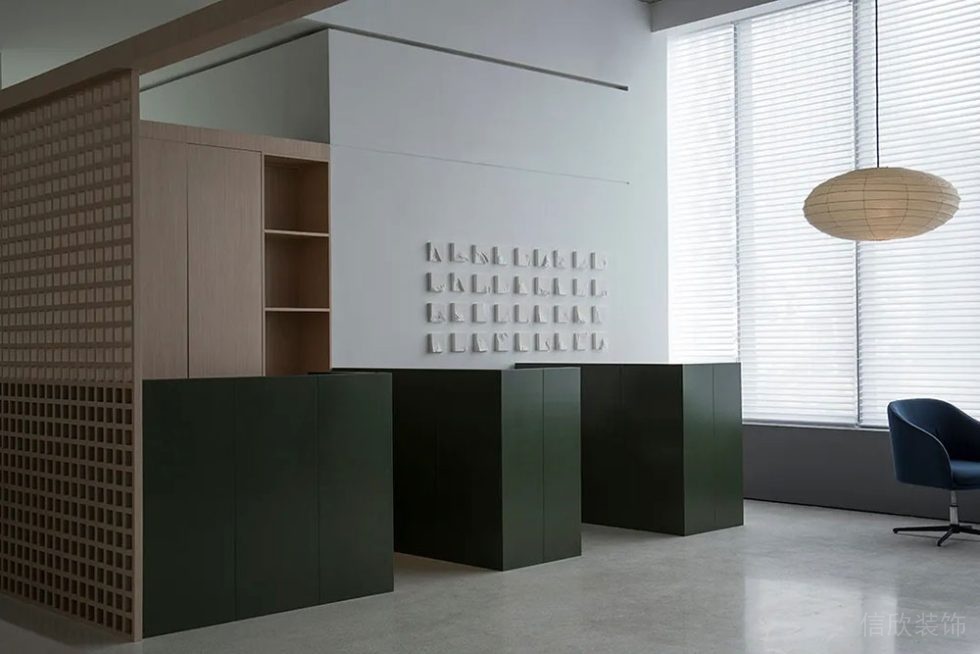 簡約風(fēng)格商務(wù)辦公室公共空間設(shè)計裝修圖