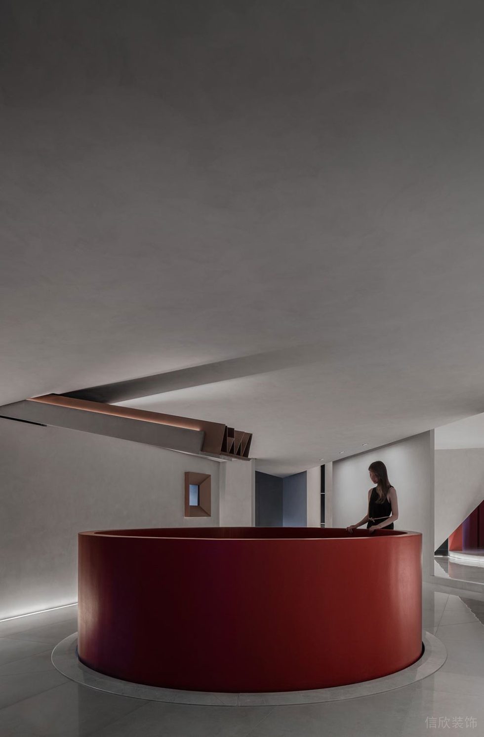 簡約風(fēng)格商務(wù)辦公室休閑廳設(shè)計(jì)裝修圖