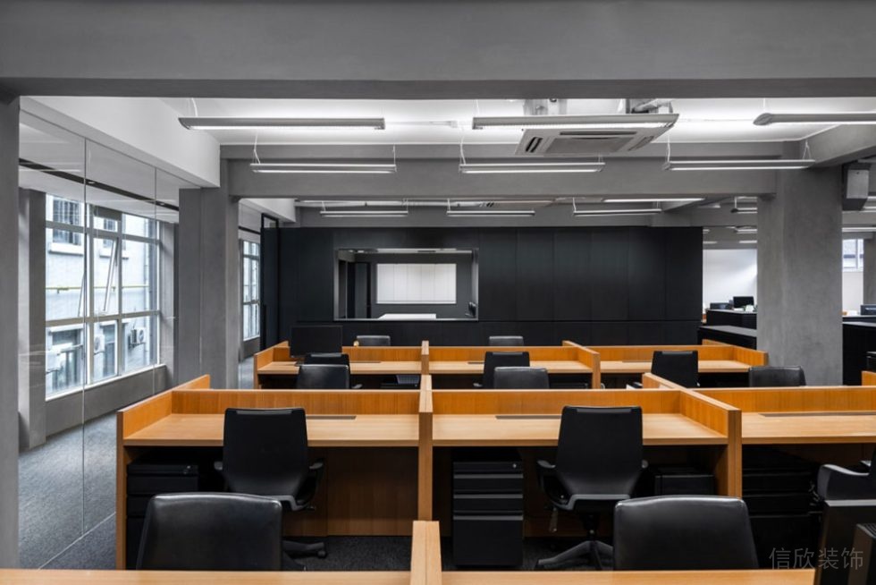 簡約工業(yè)風(fēng)辦公場所辦公區(qū)設(shè)計裝修圖