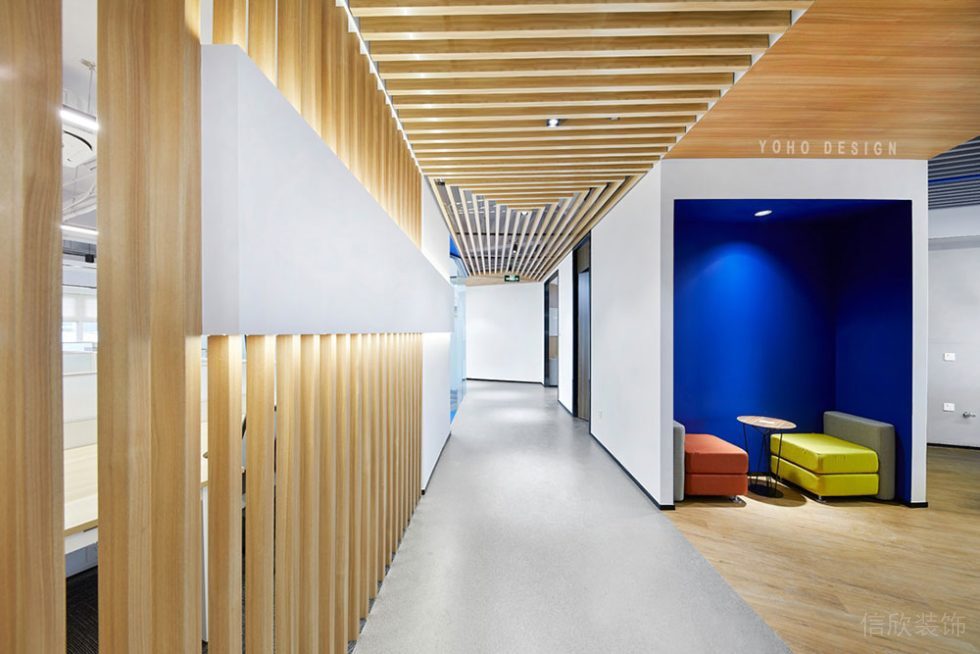 現(xiàn)代北歐風(fēng)辦公場(chǎng)所案例過(guò)道休閑區(qū)空間設(shè)計(jì)裝修圖