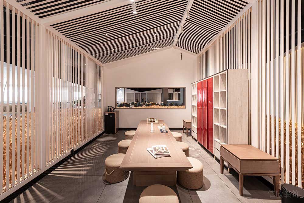 現(xiàn)代北歐風辦公室員工休息區(qū)裝修圖